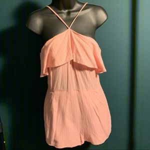 like new Nectar Clothing salmon pink romper